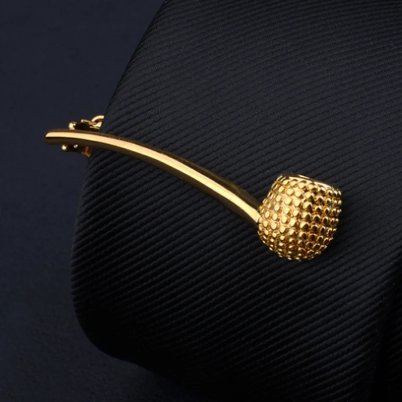 Herren Metall Krawatte Bar Mode Krawattenklammern Kristall Formelles Hemd Hochzeit Brosche Zeremonie Gold Krawattenklammer Herren Partygeschenke – Detail 10