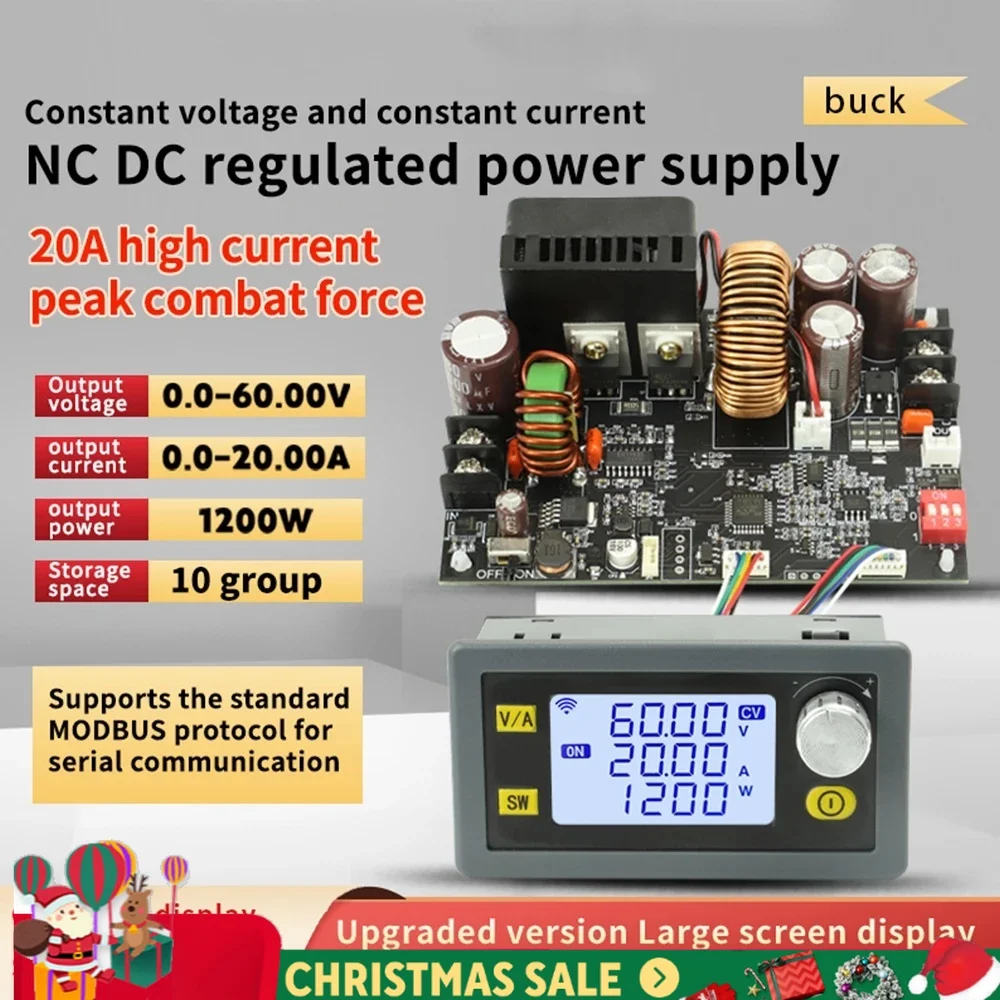 

XY6020L CNC Adjustable Direct Current Stabilized Voltage Power Supply Base Plate Constant Voltage and Current Step-down Module