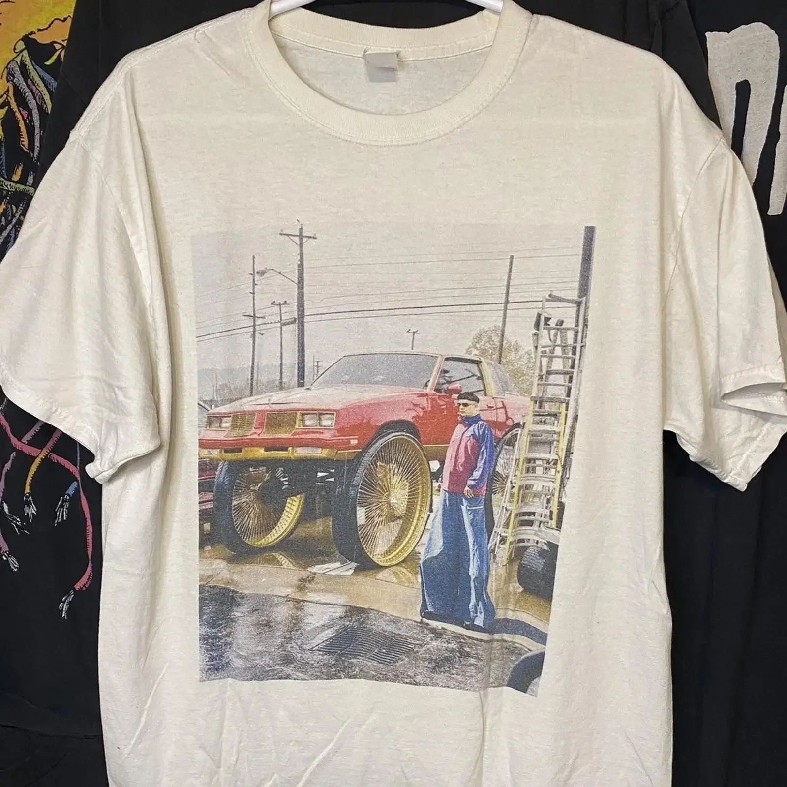 Oliver Tree White Classic T Shirt  vintage Washed Stylish Stretched Breathable Unisex fashion Slightly homme Versatile