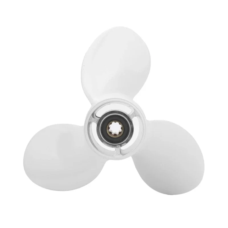 

63V-45952-10-EL Aluminum Outboard Propeller 9-1/4x10 3 Blades 8 Tooth For Yamaha Outboard Engines 9.9/15HP F9.9 F15C F15 F20