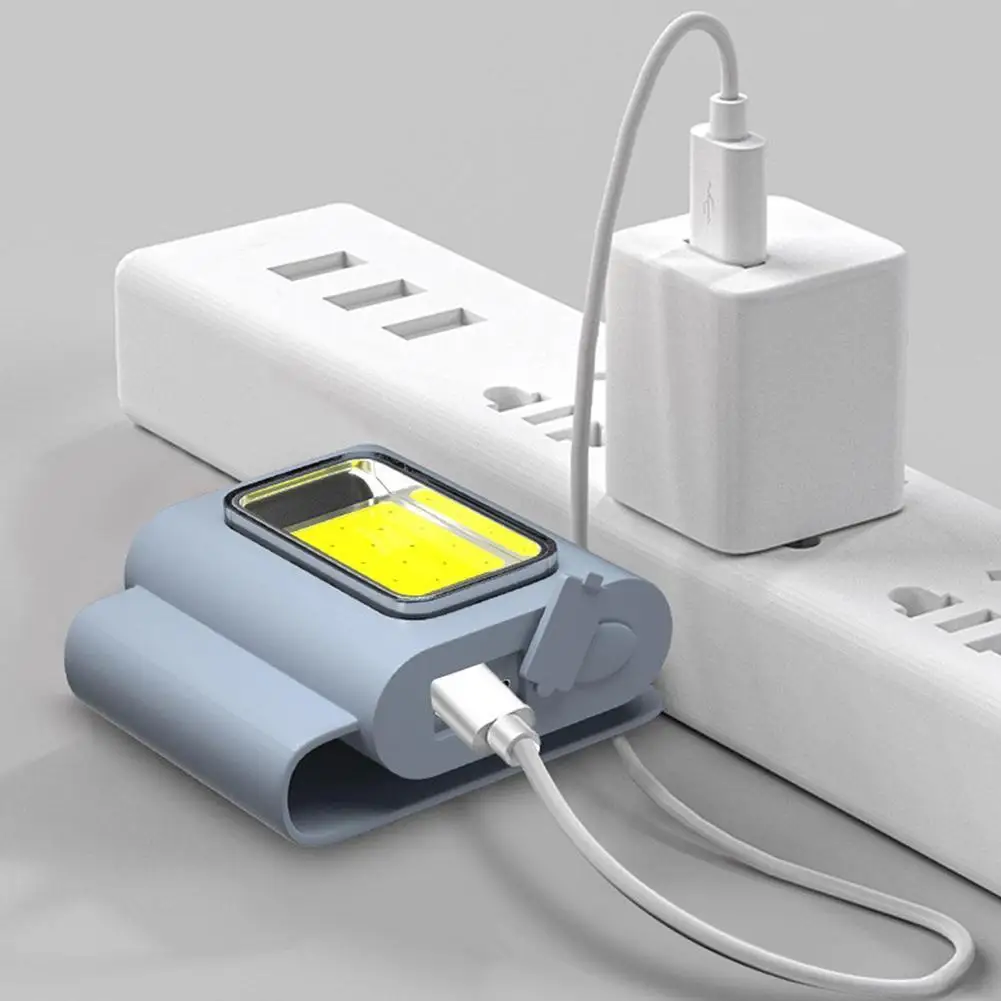 Mini LED Outdoor Running Light With Clip Multifunctional Rechargeable Work Lamps Headlight With Magnetic Led Hoofdlamp lampen