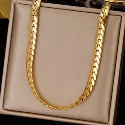 20-60CM 925 Sterling Silver 18K gold 5MM Necklaces sideways chain for Men woman Boy lady fine Jewelrys Wedding party
