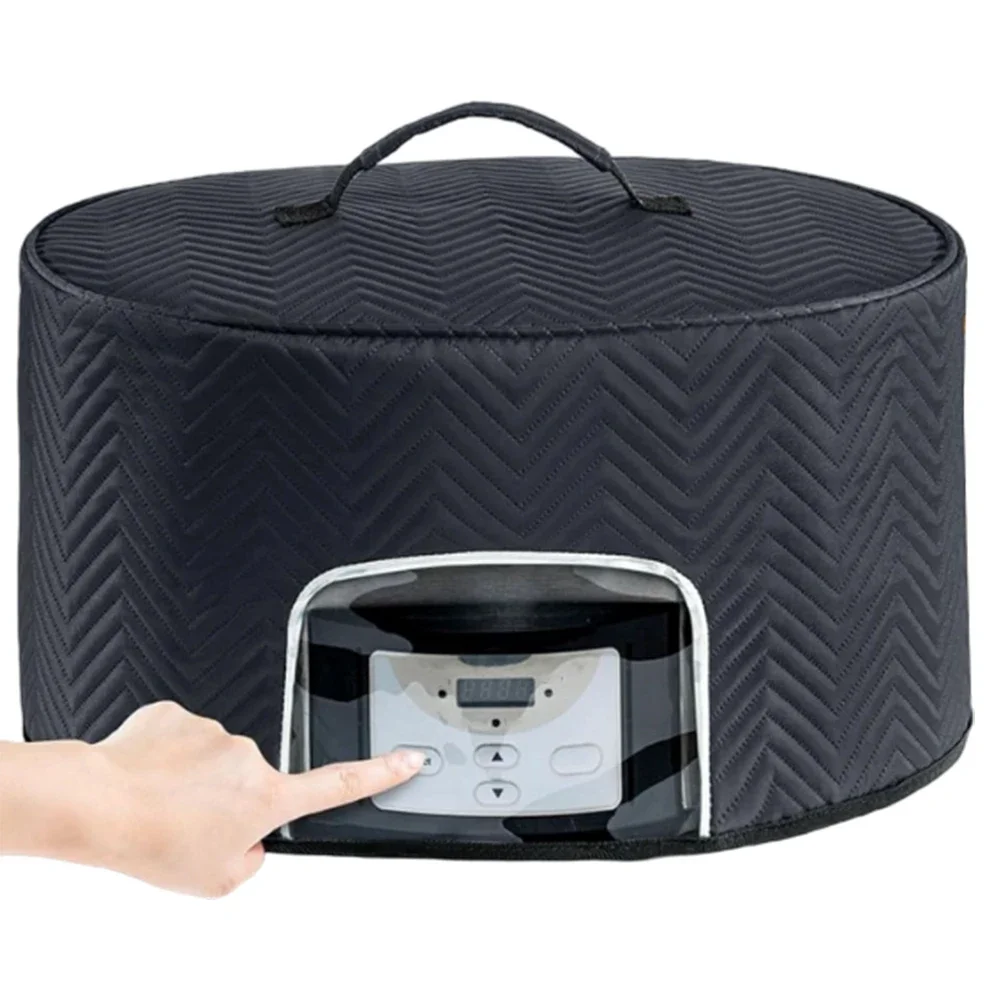For Parties For Family Gatherings Slow Cooker Lid Polyester Outer Layer Aluminum Foil Lining Transparent Window