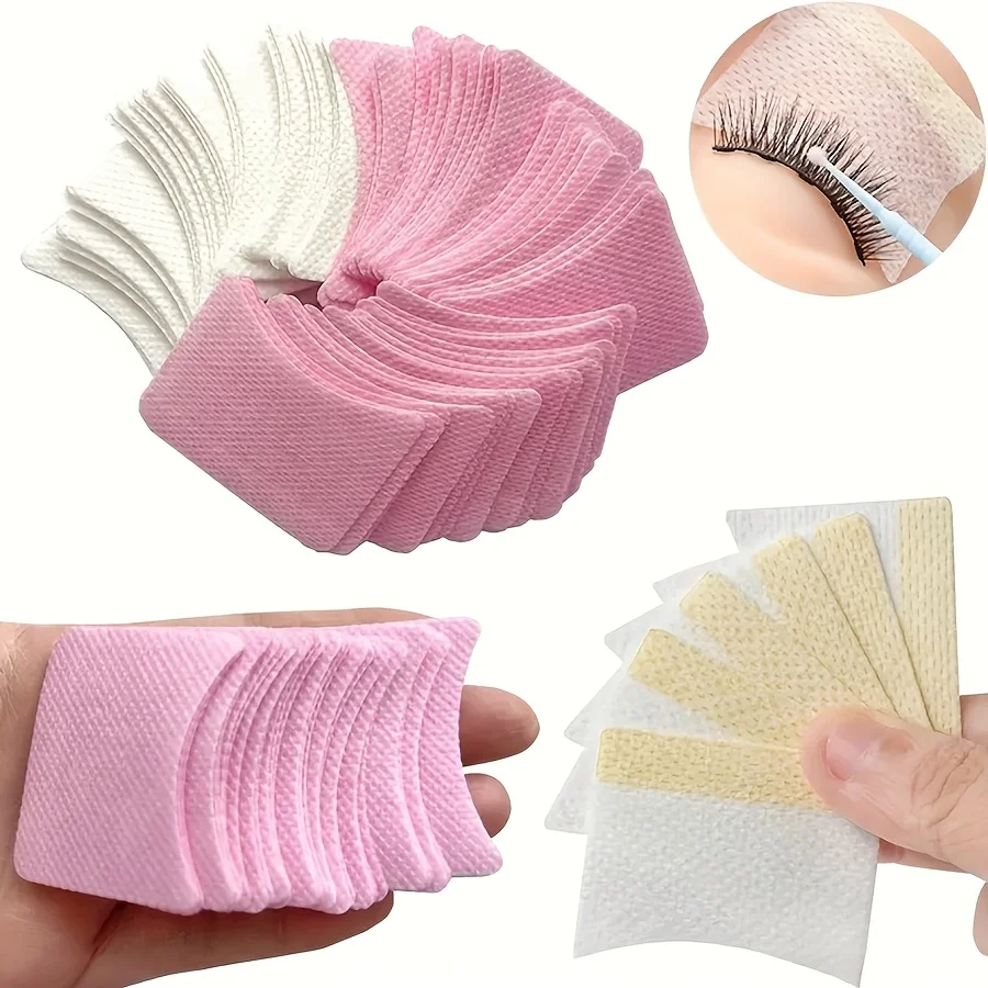 Disposable Cotton Eyelashes Patch Sticker for Removing Eyelashes Eyeshadow Shields Eye Pads Patch Eyelash Extension Makeup Tools