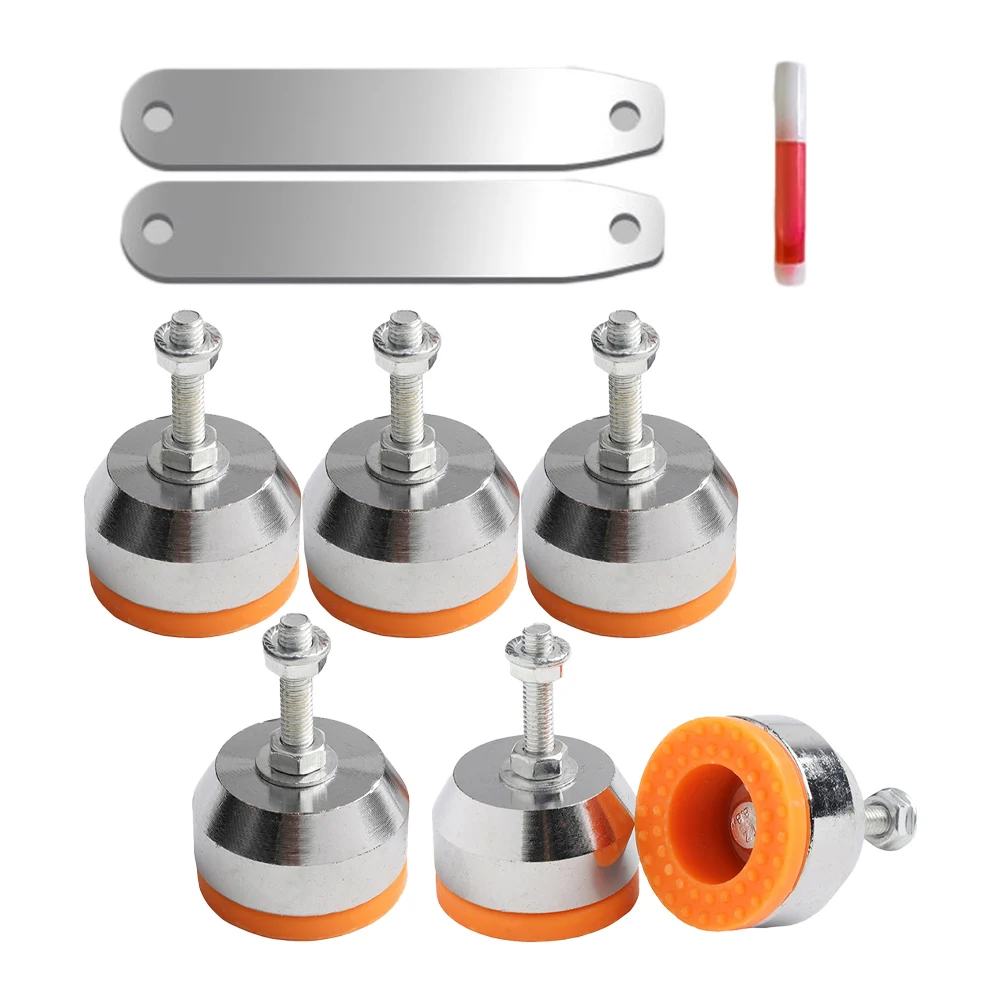As Picture Cutting Machine Base Stable Protective Pad For Cutting Tools Heavy Duty Rubber Base Anti Slip Pad 6pcs/set Included