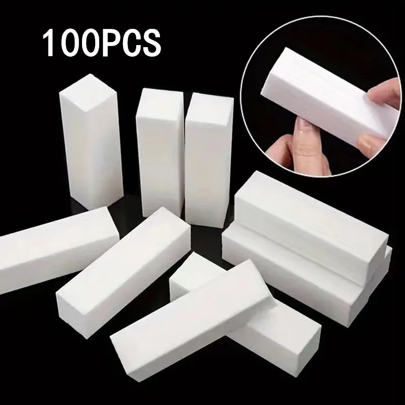 5/10/20/50/100PCS Professional Nail File Polisher Block Nail Buffer Manicure Pedicure Files Sanding Polishing Sponge Nail Art