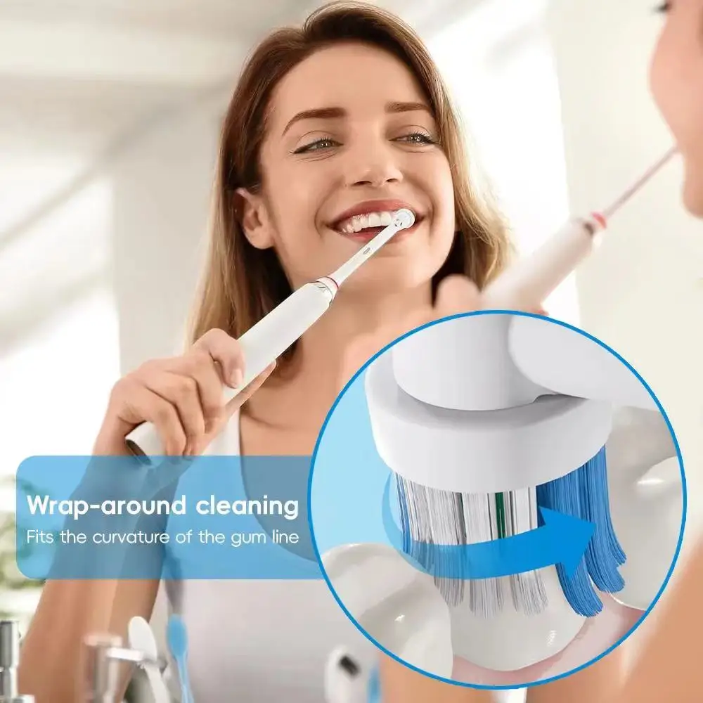 Replacement Toothbrush Heads Compatible with Oral B Braun Electric Toothbrushes Brush Head Refills 1000 1500 3000 7000 7500 8000