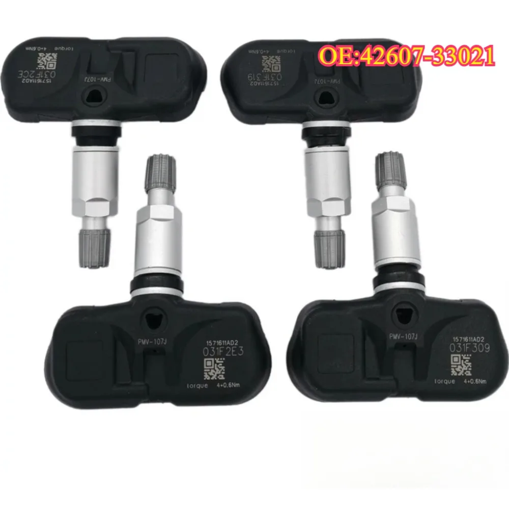 High quality New For  42607-33021  4X  For Toyota Lexus TIRE PRESSURE MONITOR SENSOR  TPMS PMV-107J