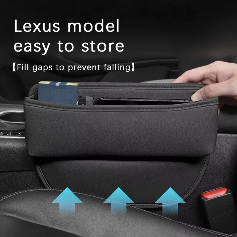 Organizador de espacio para asiento de coche, almacenamiento de relleno de consola multifuncional, bolsa de almacenamiento Interior para accesorios de coche Lexus LC