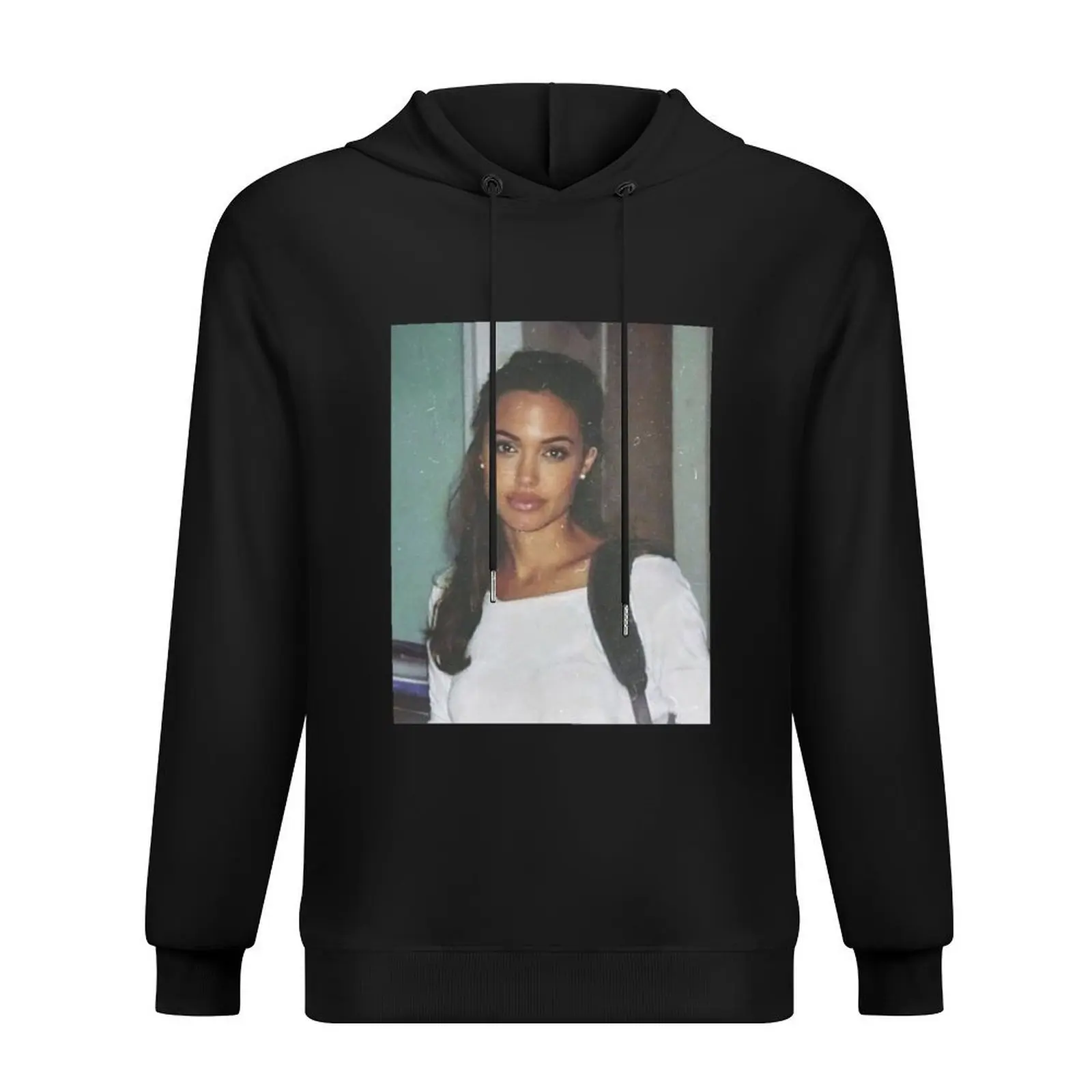 

Just Young Angelina Jolie Hoodie autumn jacket men anime clothes men's sweat-shirt set male clothes anime hoodie
