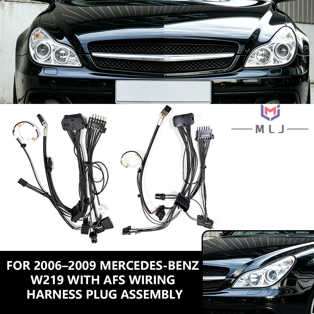 For Mercedes Benz W219 2006-2009 AFS Headlight Wiring Harness Plug Assembly Car Head Lamp Wire Cable Replacement Repair Parts