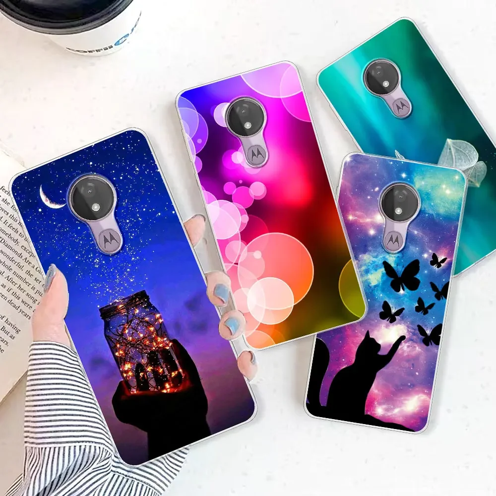 For Moto G7 Power Case Print Cover Funda For Moto G6 Play G6 Plus Clear Soft Silicone Phone Case For Motorola Moto G6 Coque