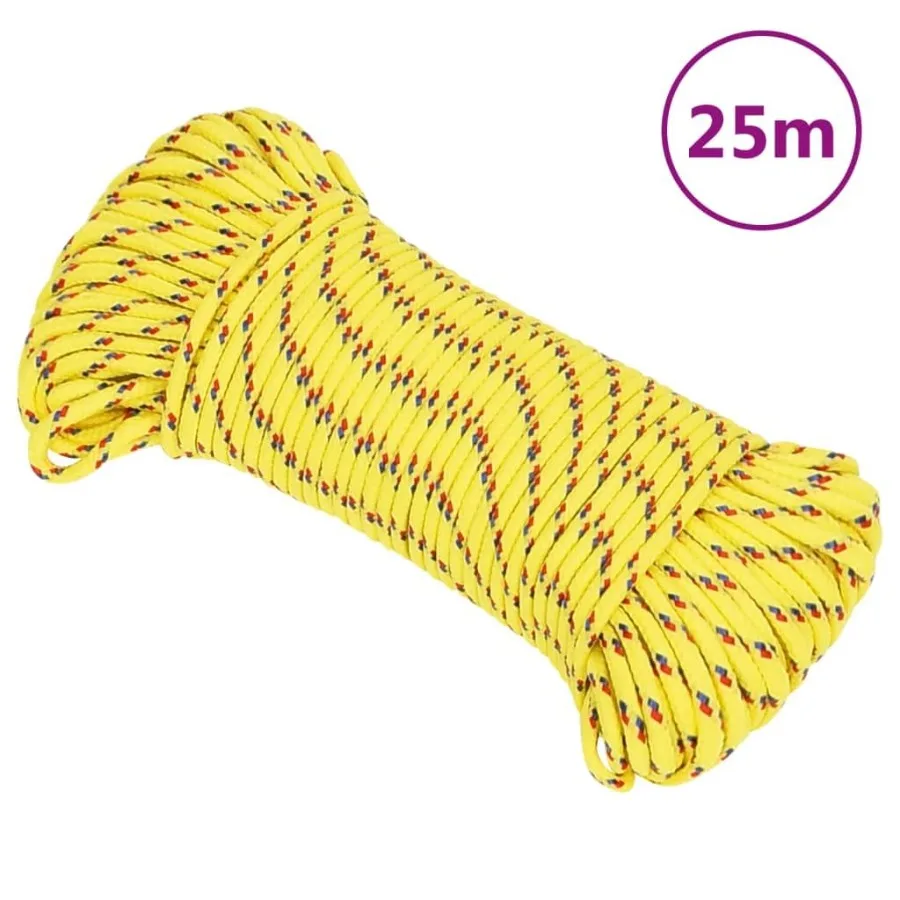 

Boat Rope Yellow 0.12 82.0 ' Polypropylene
