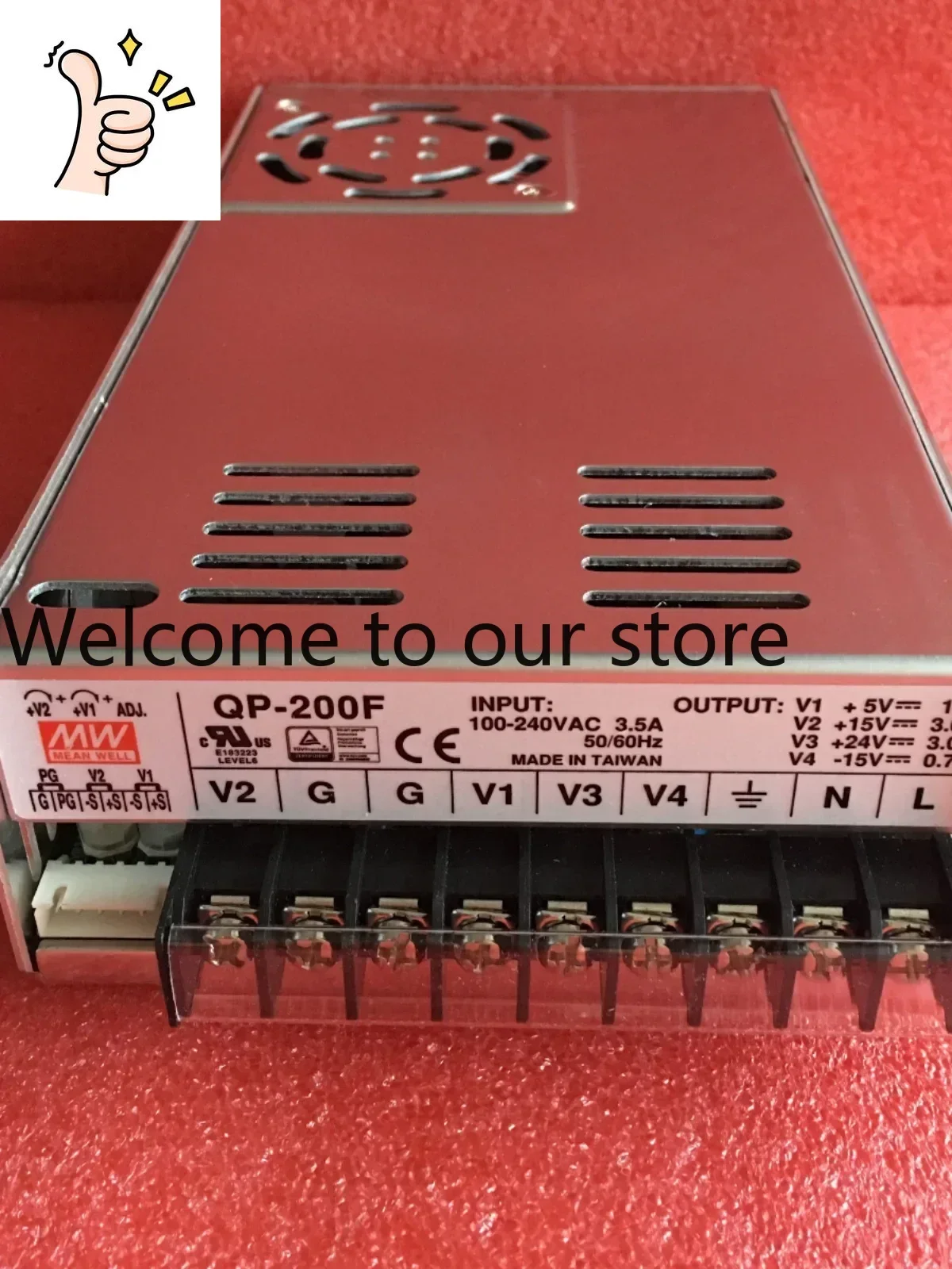

Блок питания с четырехканальным переключением Mingwei QP-200D/200F 200W QP-200-3A/B/C/D/E (Тайвань), модель 2025 года