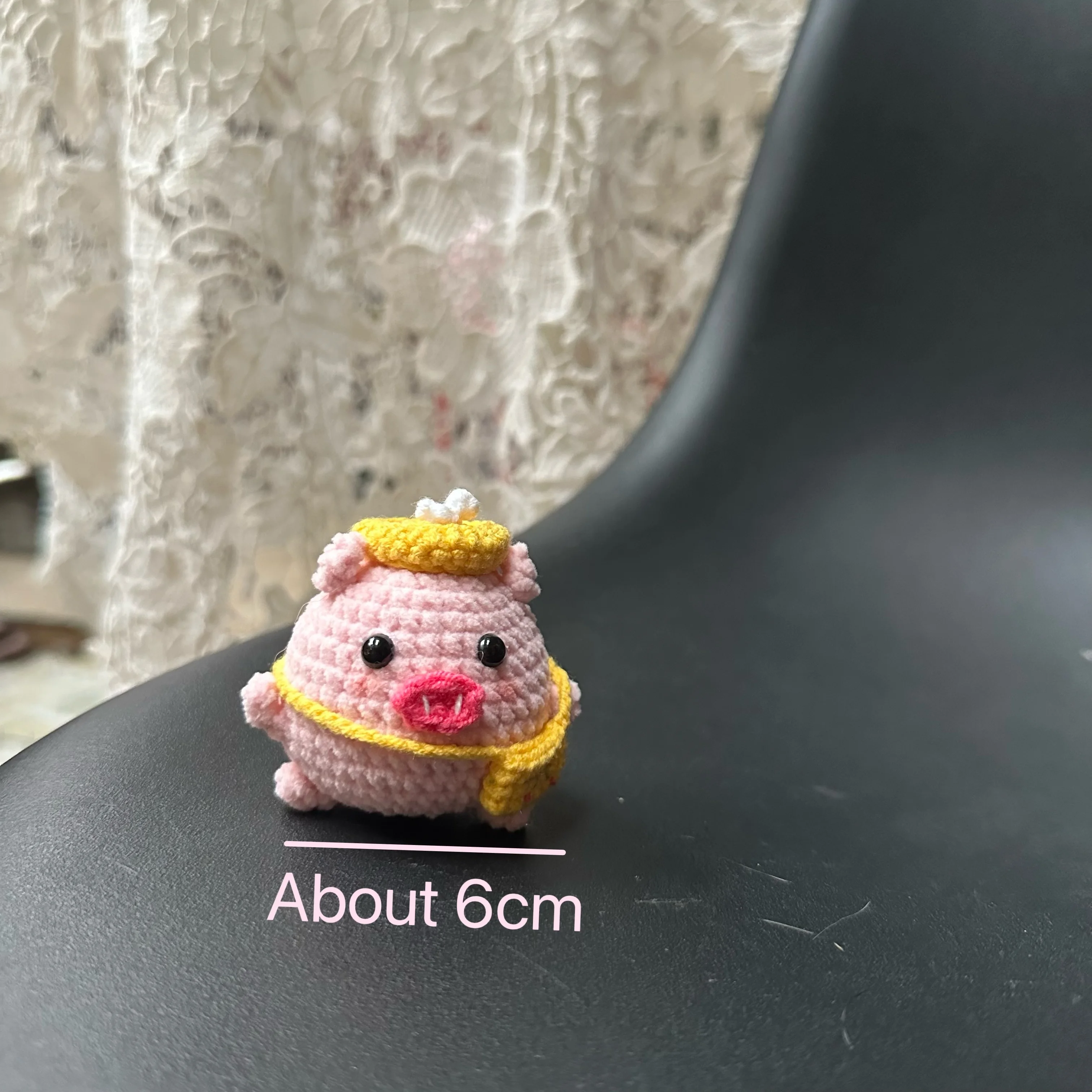 سلسلة مفاتيح مصنوعة يدويًا من الكروشيه الخنزير السمين ، دلاية سيارة منسوجة يدويًا لطيفة ، هدايا هاتف إبداعية ، حقيبة مدرسية ، بيع بالجملة ، 6: كرة #2