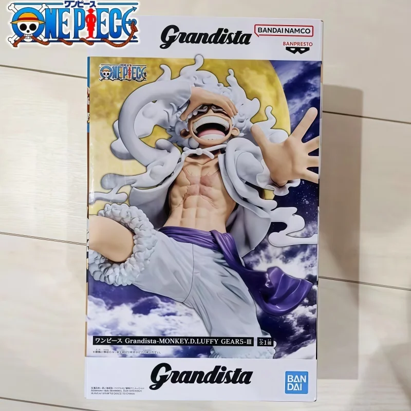 Figura Coleccionable de PVC de Nika Luffy Gear 5 de One Piece Grandista de Banpresto, para Colección de Anime para Adultos, Decoración de Escritorio