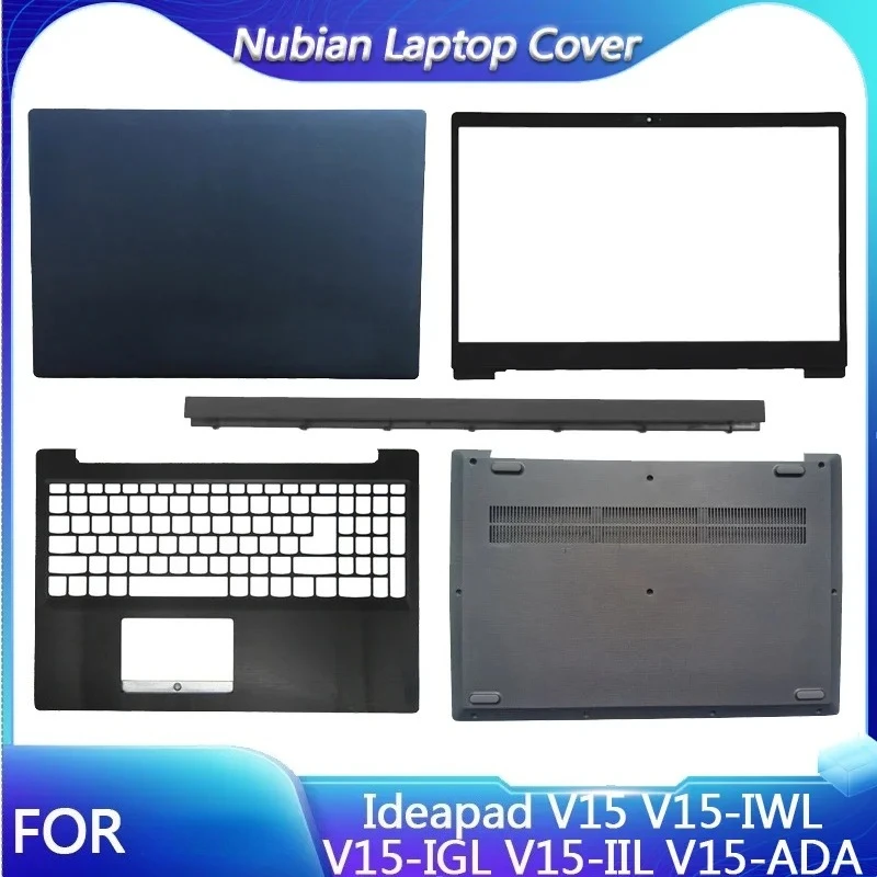 

For Ideapad V15 V15-IWL V15-IGL V15-IIL V15-ADA Laptop LCD Back Cover/Front Bezel/Palm Rest Keyboard/Bottom Cover Gray