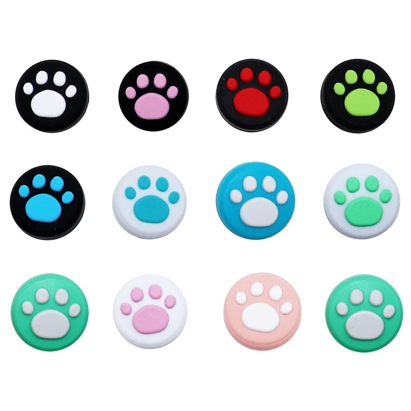 Mejora tus juegos con 4 agarres de pulgar Cat Paw para PS3/PS4/PS5/Xbox, tapas de Joystick de alta calidad para una comodidad y Control superiores.