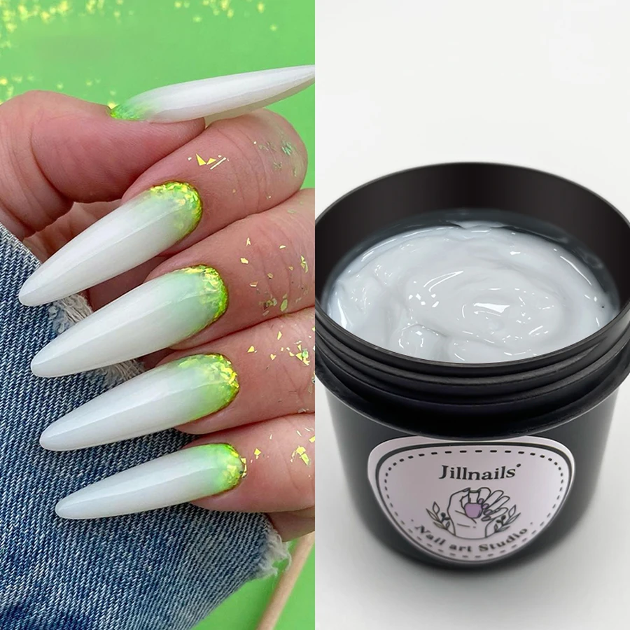 Jillnails 100g Natürliches Jelly Gel für Nagelverlängerung, Transparentes Nagel-Sculpting Gummi-Creme-Gel – Detail 11