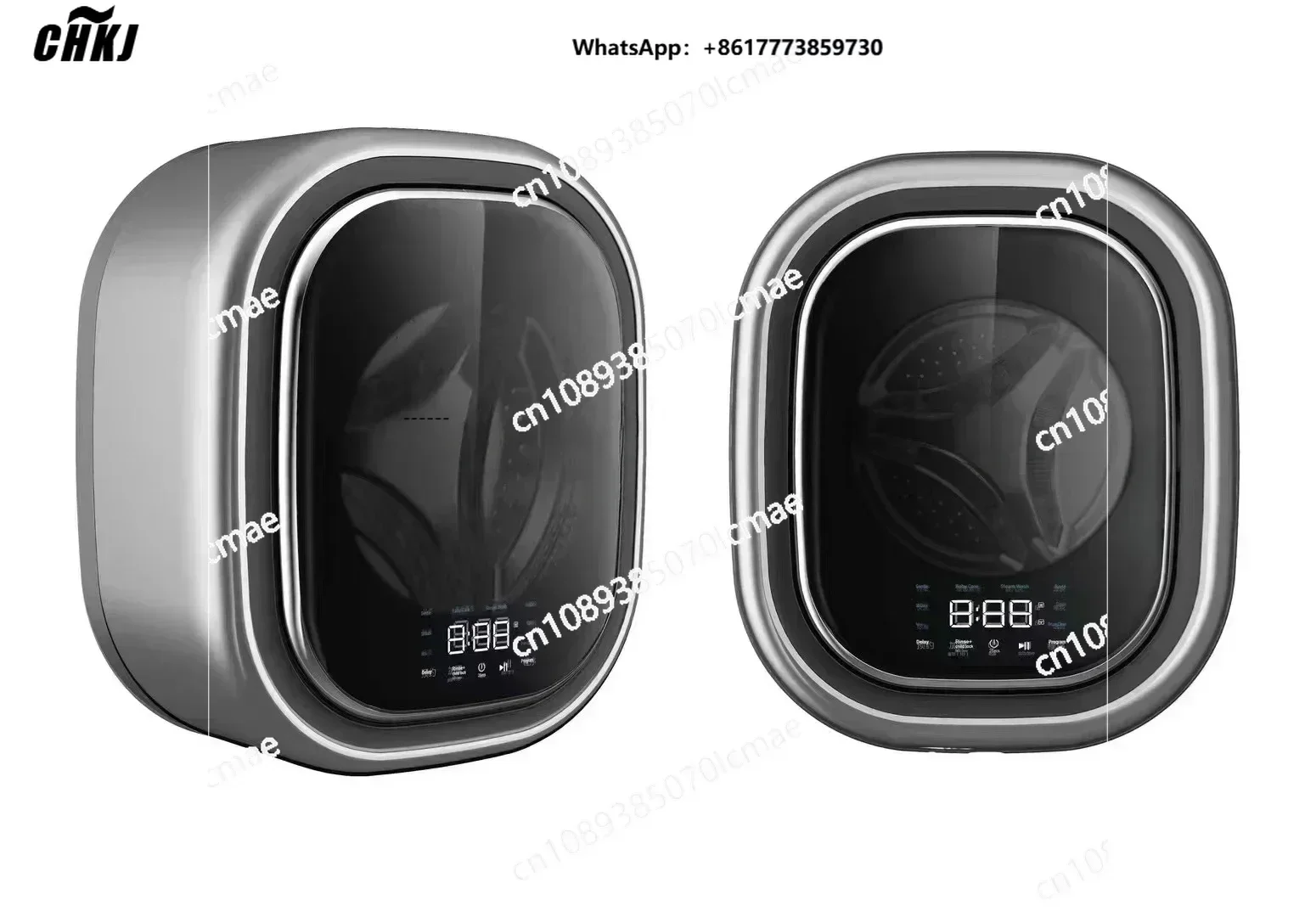

CHKJ Marine intelligent 3KG mini fully automatic washing machine wall mounted washing machine dryer