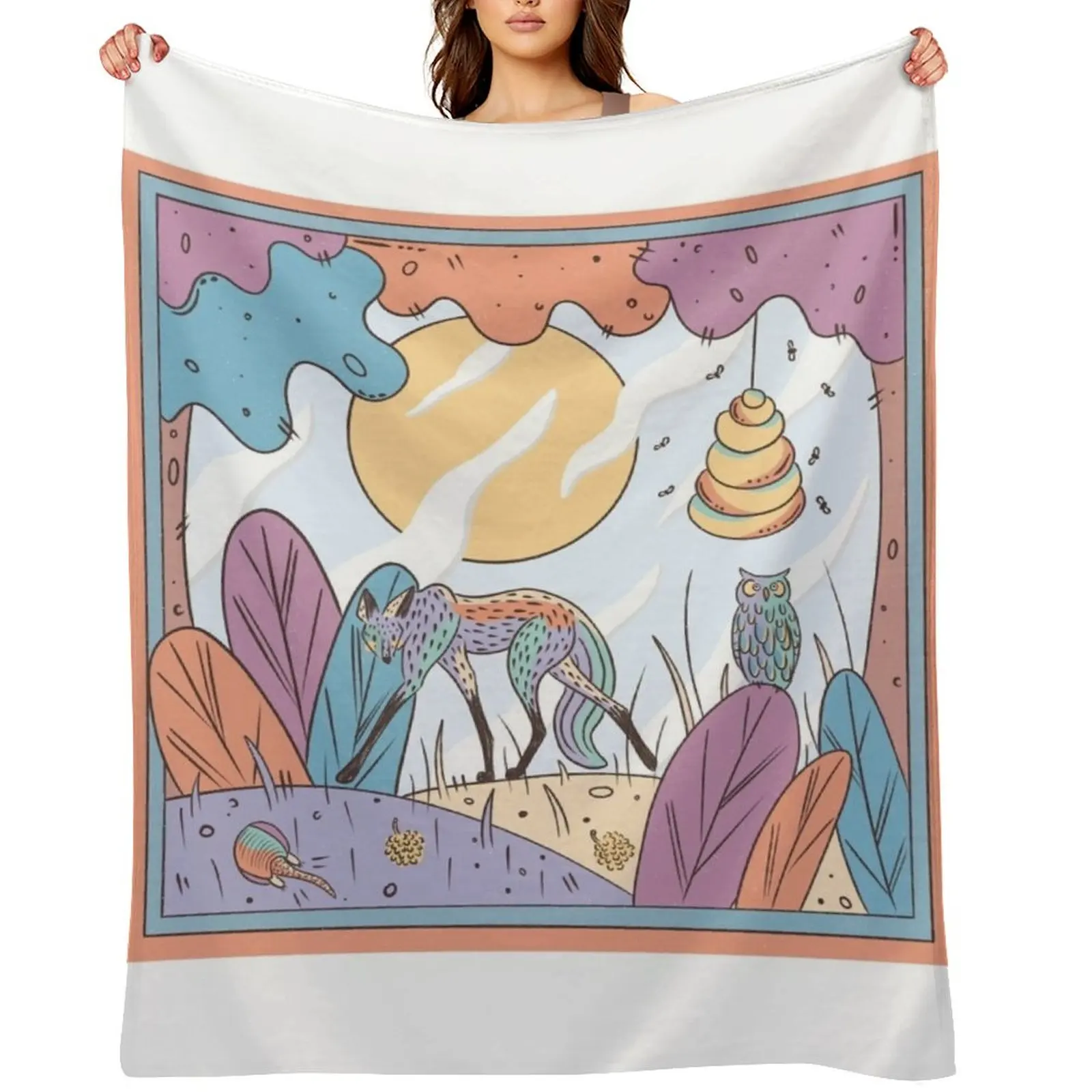 

Maned Wolf Throw Blanket Moving christmas decoration Thermals For Travel Blankets