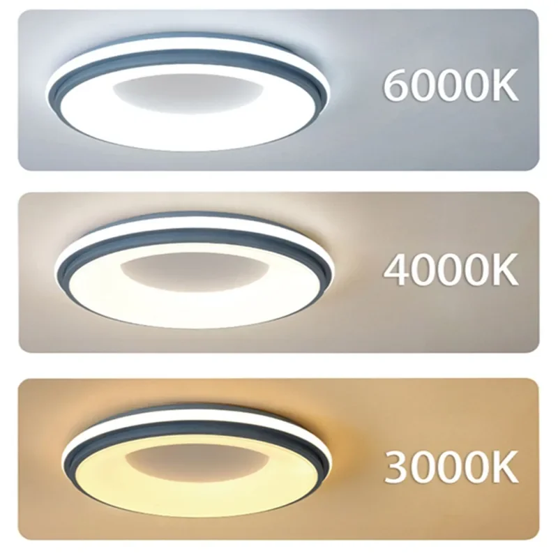 Nordic LED Ceiling Light Macaron Originality Circular Color Modern Ceiling Lamp Balcony Bedroom Study Room Aisles Home Lighting
