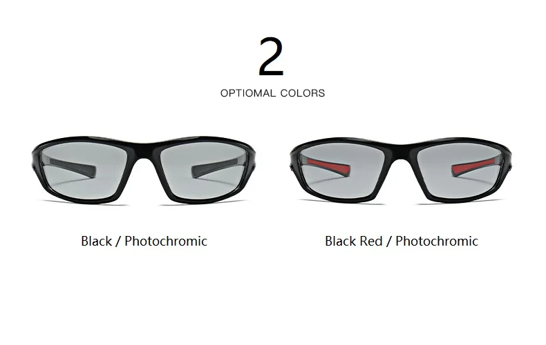 Photochrome Polarisierte Sport-Vintage-Sonnenbrille für Männer und Frauen Angeln Radfahren Autofahren Bergsteigen Sport Retro Sonnenbrillen – Detail 9