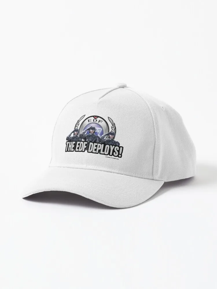 Earth Defense Force The EDF Deploys! Earth Defense Force EDF E.D.F. Cap For Women Men Hip Hop Cap Street Dad Hat