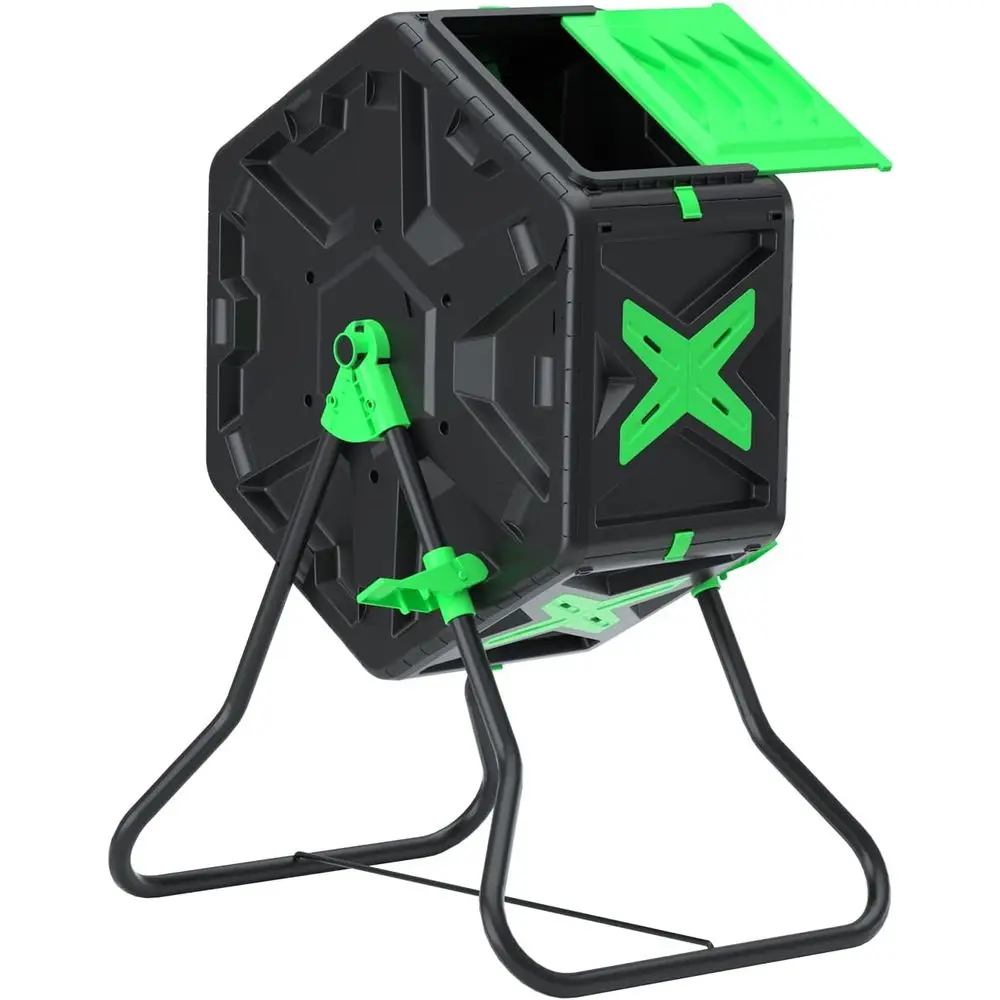 

Compact Single-Chamber 18.5 Gallon Tumbling Compost Bin