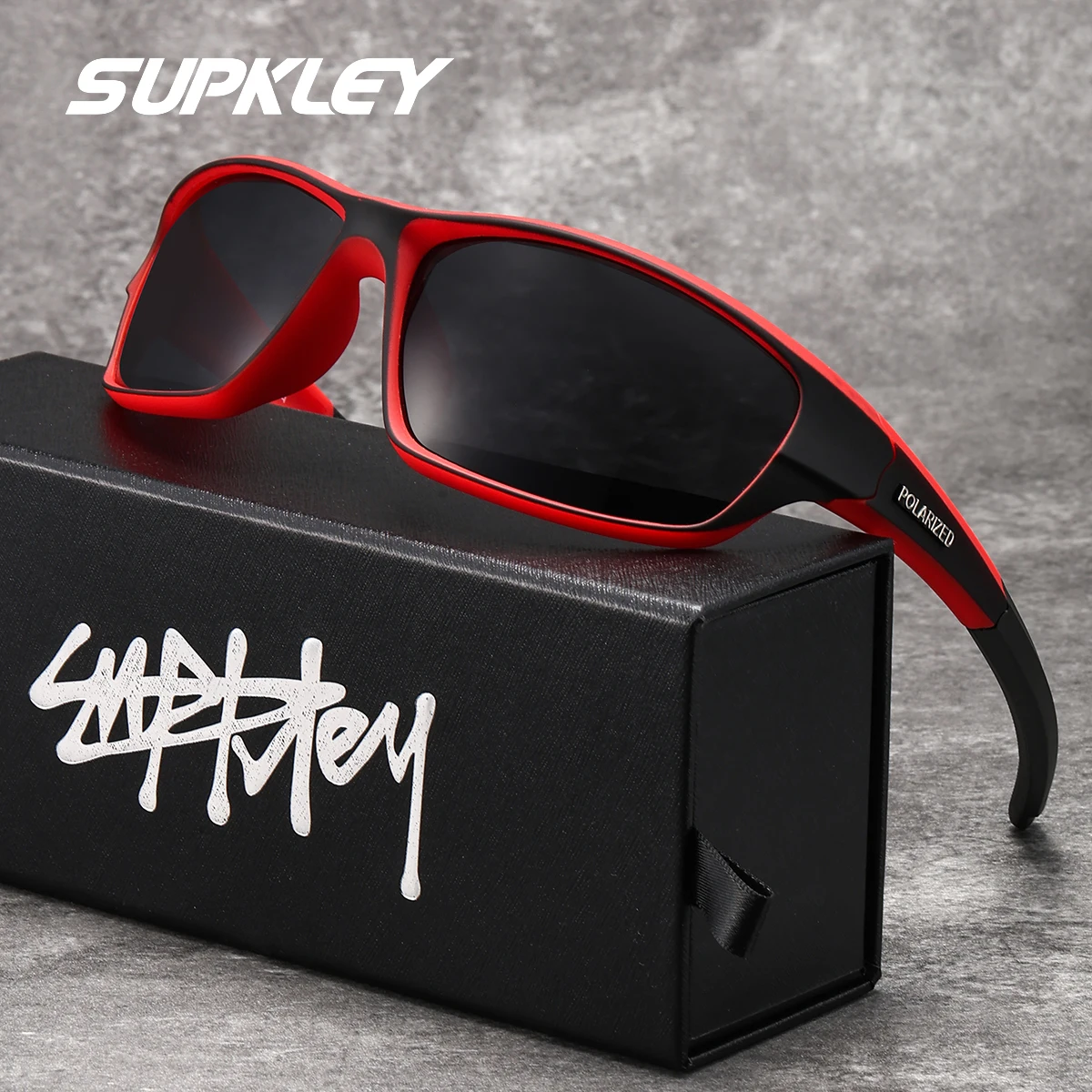 SUOKLEY Hübsche und modische Sonnenbrille im Reitstil mit UV- und Blendungsreduzierung sind unverzichtbar zum Wandern und Angeln – Detail 1
