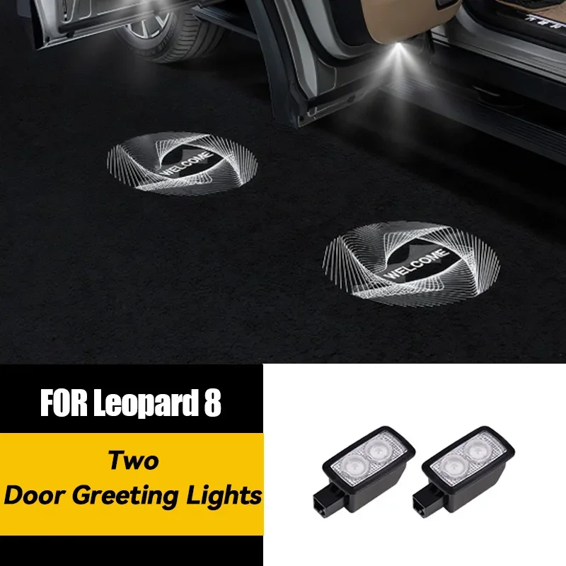 

Door Welcome Shadow Lights For BYD Leopard 8 Car Projection Ground Lights Ambient Lamp Car Accessories