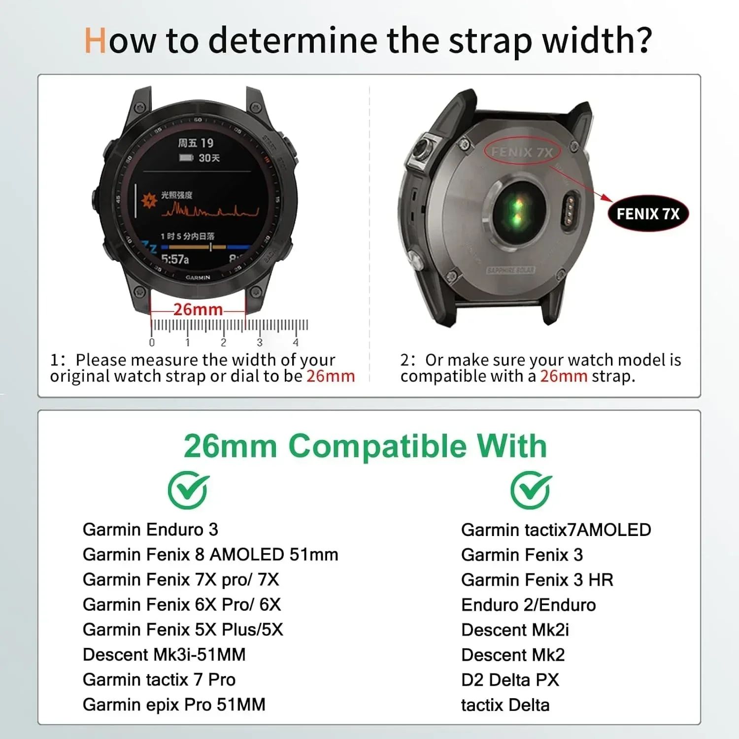 Correa de ajuste rápido para Garmin Fenix 8, banda de bucle magnético de 51mm para Garmin Fenix7X 6X 5X, pulsera de Metal para Garmin Enduro 3