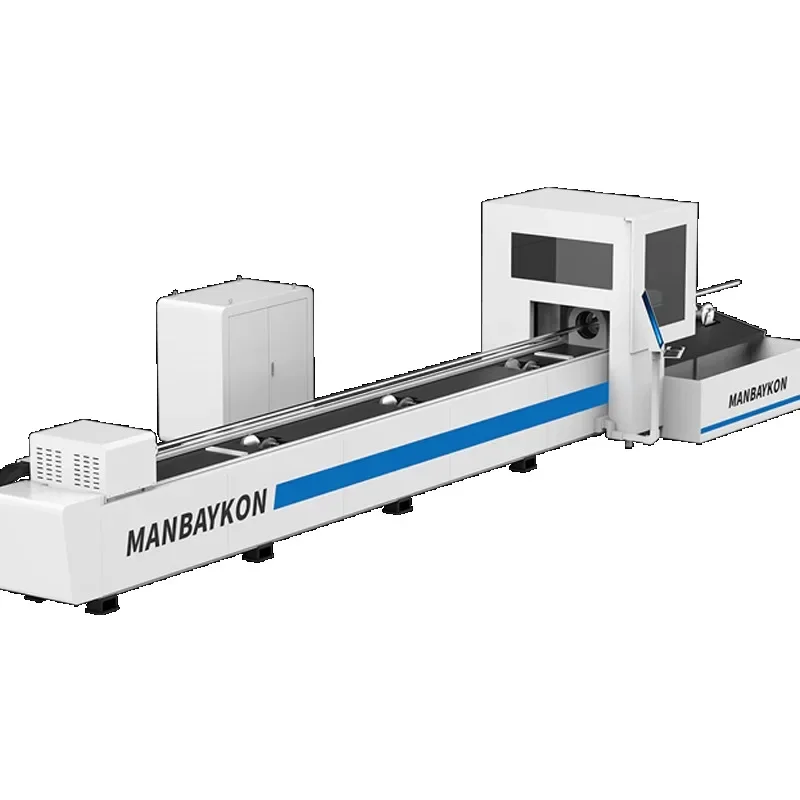 MKLASER MK-6020T CNC Metal Tube Pipe Fiber Laser Cutting Machine Round Square Stainless Steel Carbon Aluminum