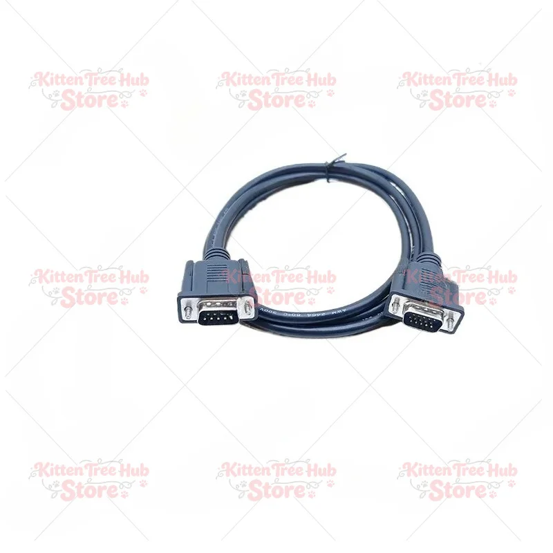 VGA cable to RS232 male-to-male DB9 hole to 15 pins, three rows to 9 pins, nine pins serial port data cable