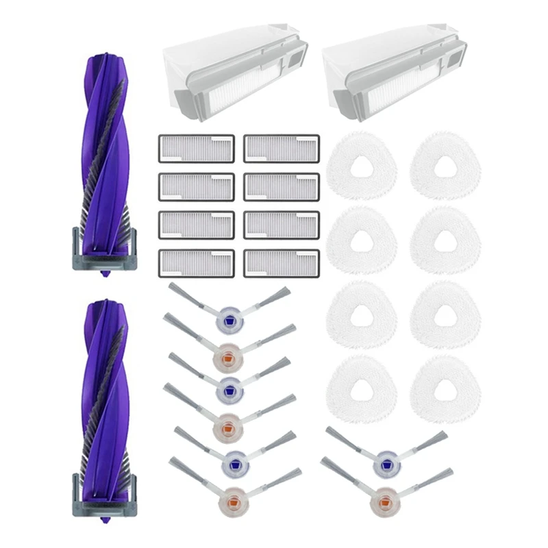 

AF89-Compatible For Narwal Freo X Ultra/Narwal J4 Replacement Spare Accessories Roller Main Side Brush Hepa Filter Mop Cloth