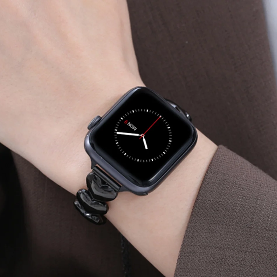 Pulseira de Aço Inoxidável Premium para Apple Watch Band 8 Ultra 49mm 7 SE 6 5 4 3 41mm 45mm Iwatch Series Link 38 42mm 44 40mm Pulseira Feminina