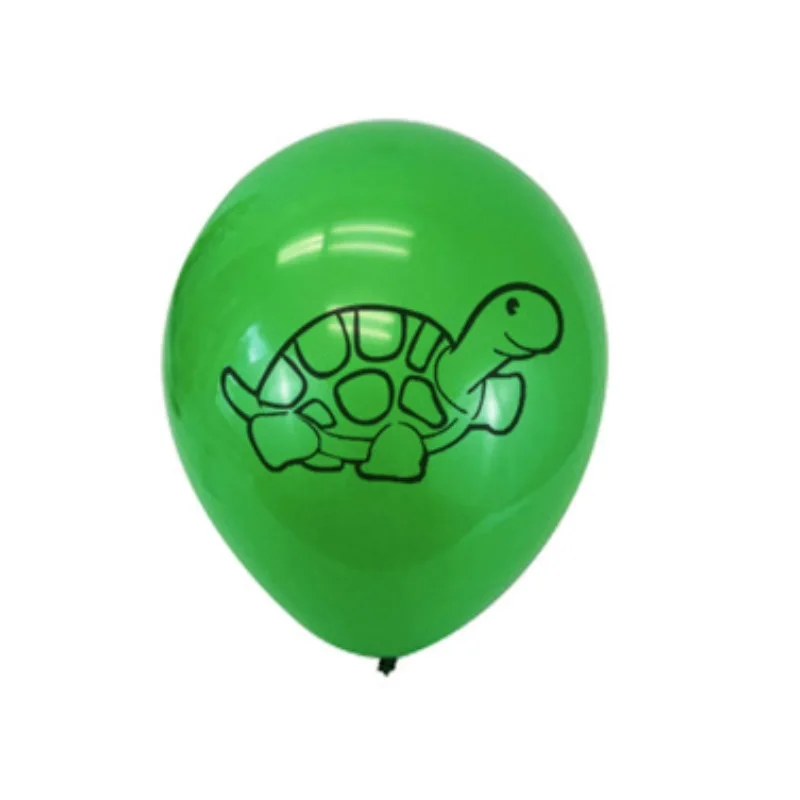 9pcs Turtle Balloon Set, Animal Theme Children's Birthday Party Turtle  Latex Balloon Set Decorations