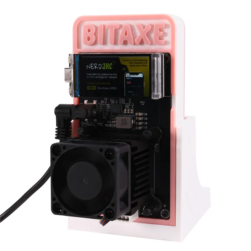 

Bitaxe Gamma 601 BTC Solo Miner 1200GH/S Nerdaxe цветной экран 18-22 Вт BM1370 чип Asic для Antminer S21 Pro британская вилка