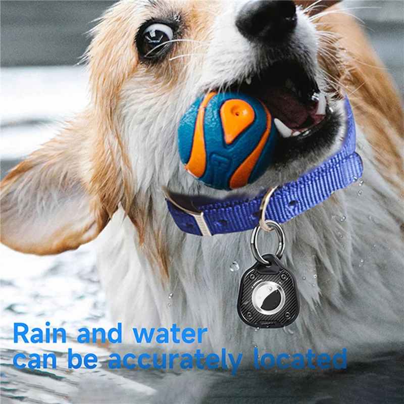 BTLIFE-3X Waterproof Case For Airtag Protective Case Anti-Lost Anti-Scratch For Kids Pet Collar With Keychain Screw