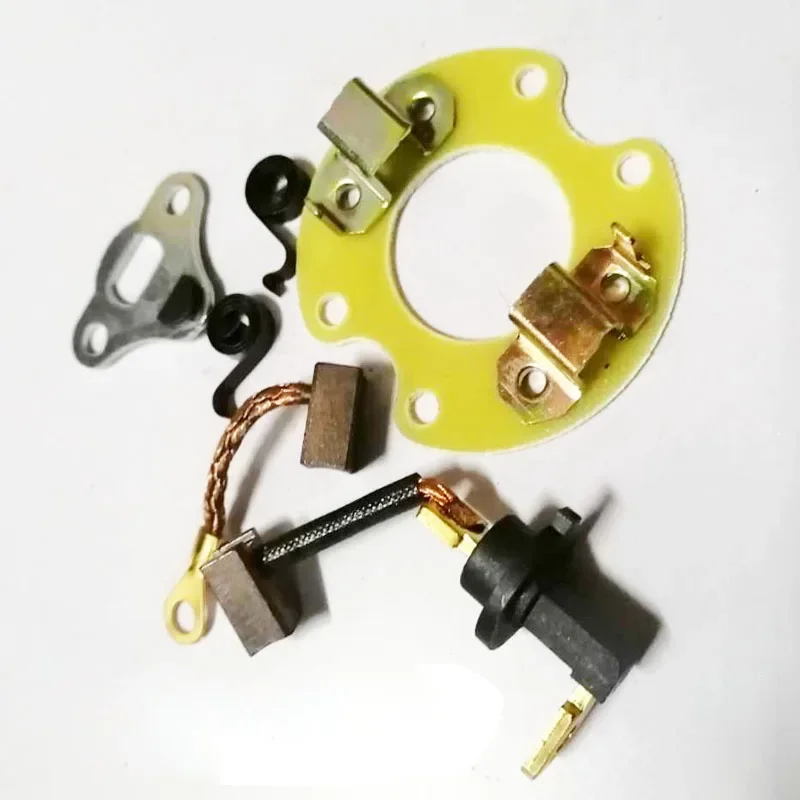 Soporte de cepillo de carbono para Motor de arranque GY6125, piezas de Motor de arranque para motocicleta ATV Scooter 152QMI GY6-150