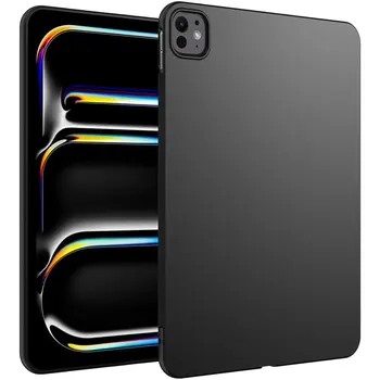 Tablet-Hülle für Apple iPad Pro 11 (2024) M4 11 Zoll A2836 A2837 A3006 Funda Schwarz Weiche TPU-Silikon stoßfeste flexible Abdeckung