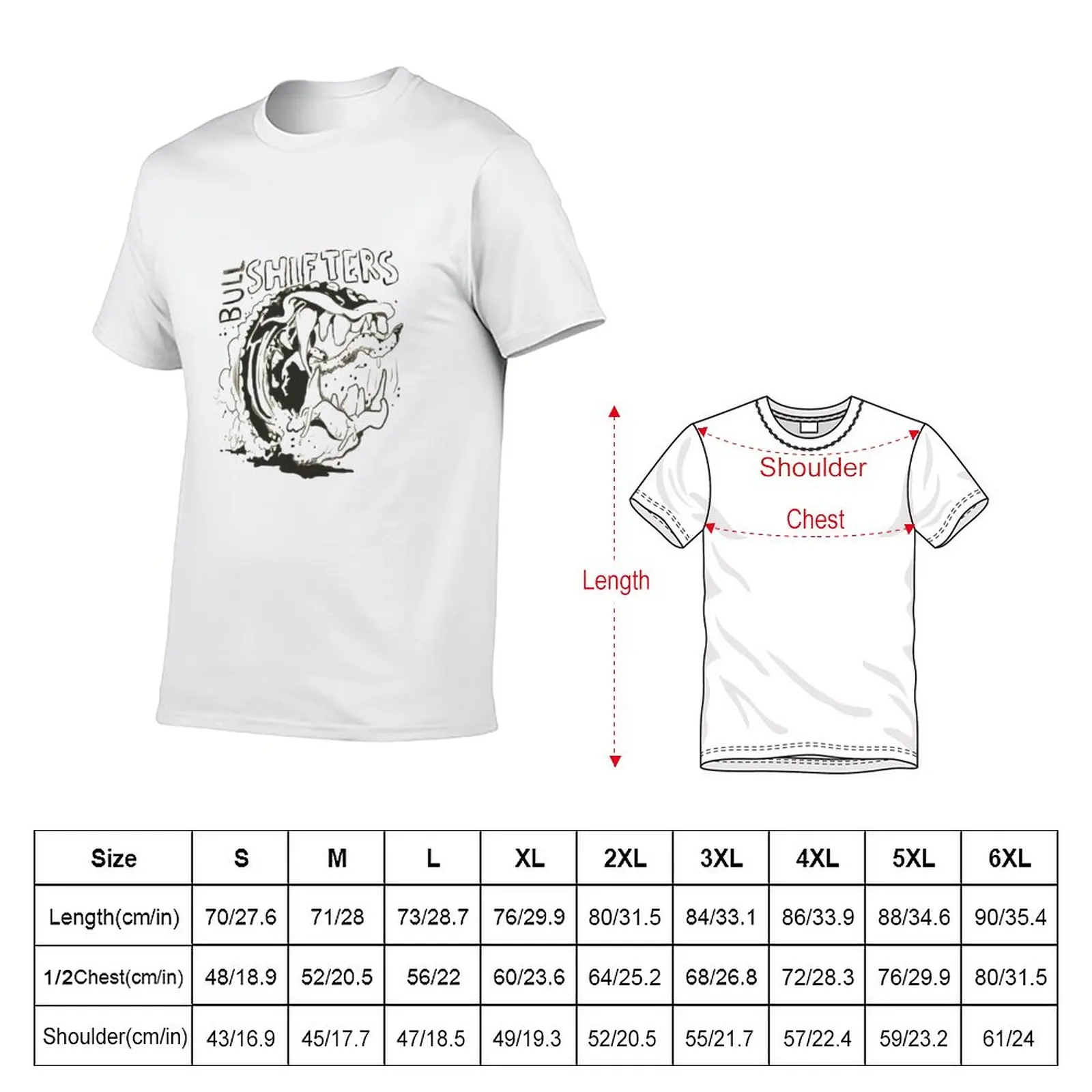 New Bullshifters T-Shirt Oversized t-shirt hippie clothes sublime t shirt slim fit t shirts for men