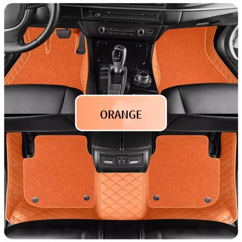 

5D Custom Car Floor Mats For Porsche 718 982 Auto Carpets Double Layer Foot Coche Floor Blanket