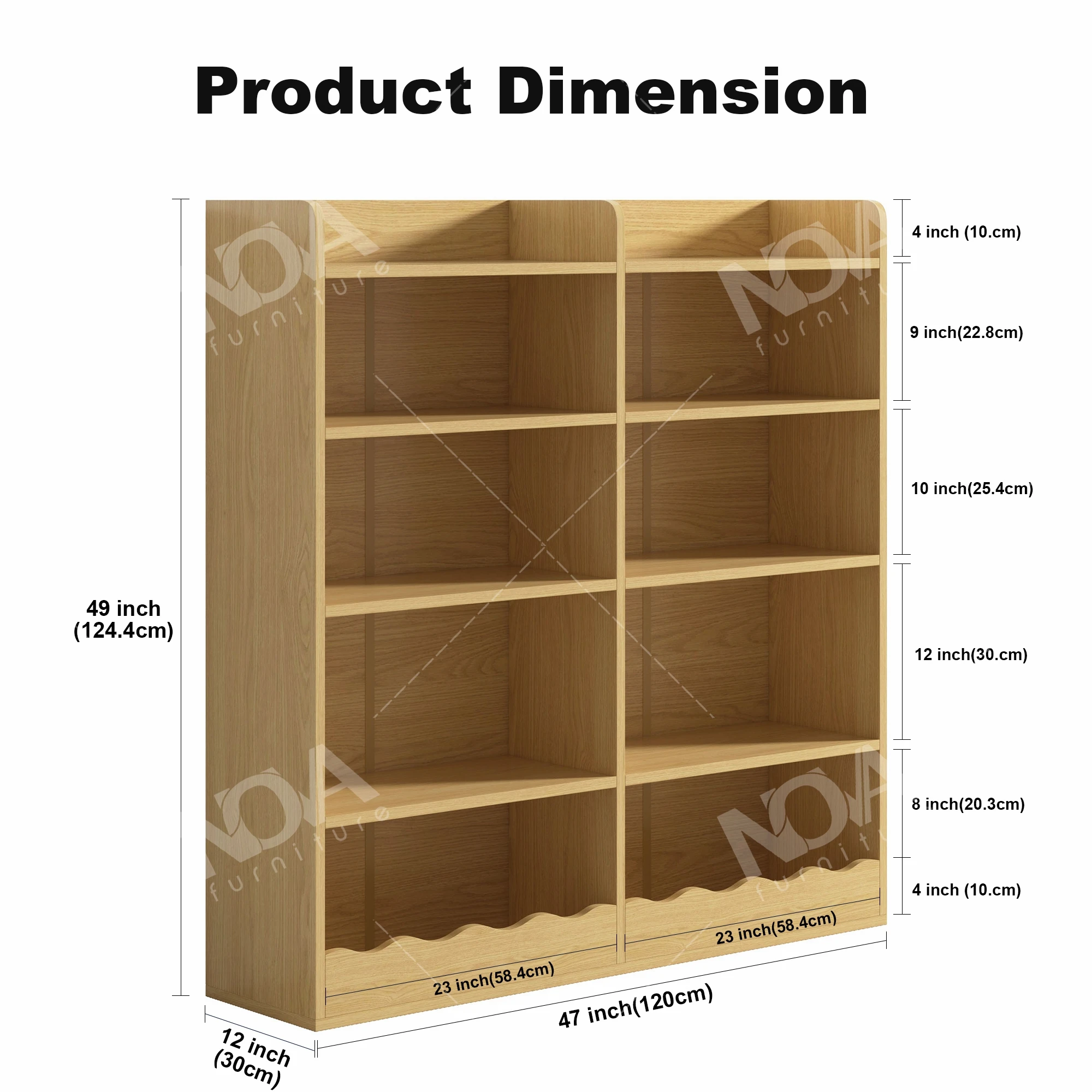 ชั้นวางหนังสือเด็ก 5 ชั้น สีขาว สไตล์โมเดิร์น สำหรับเด็กเล็ก เด็กวัยหัดเดิน ของเล่นเด็ก ตู้เก็บของ รับเลี้ยงเด็ก เฟอร์นิเจอร์อ่านหนังสือ สินค้าในสต็อกในสหรัฐอเมริกา