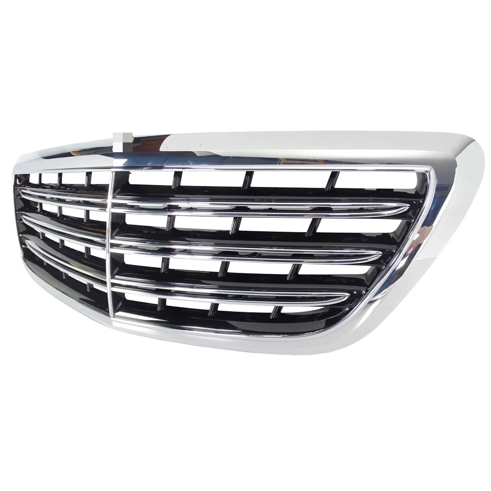 Suitable for Mercedes Benz 2228802200 9040 radiator grille W222 S300 S350 S400 S450 S500 S560 S320 Middle grid base Grille mesh