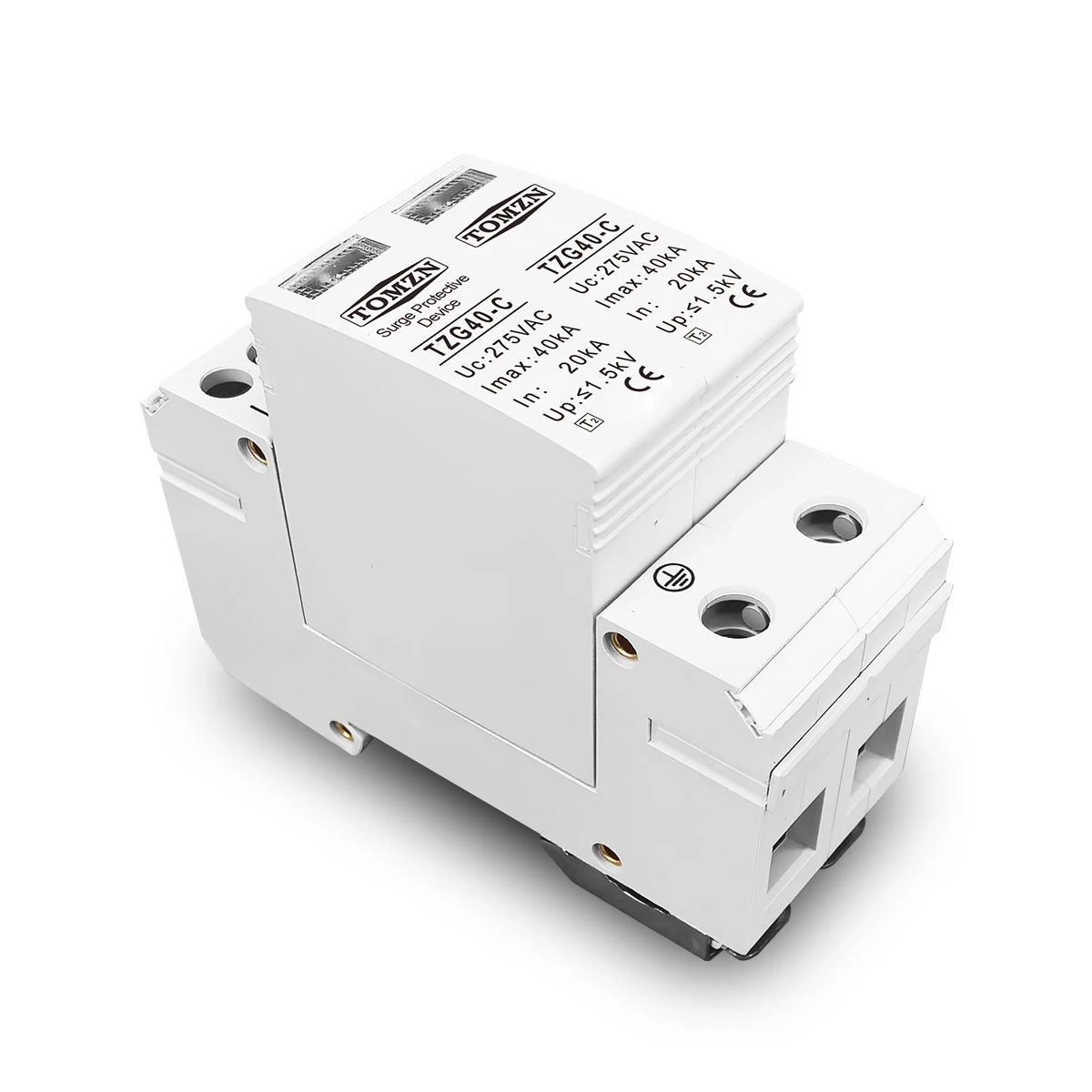 AC SPD TOMZN 4P 3P+N 36mm 20KA~40KA  275V House Surge Protector protection Protective Low-voltage  Arrester Device