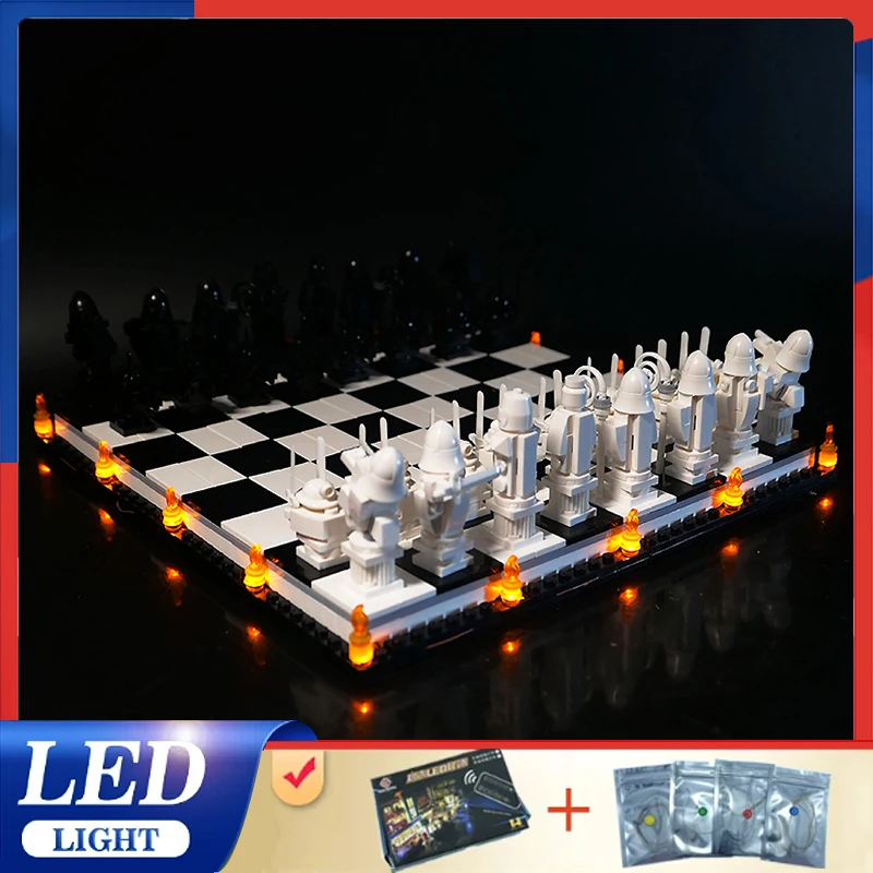 

Diy LED Light Kit For LEGO 76392 Wizard’s Chess (Only LED Light,Without Blocks Model )