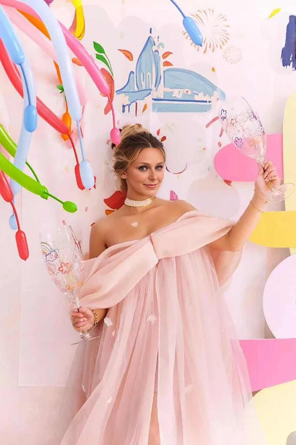 

Princess Bespoke Kimono Bath Robe For Women Comfortable Organza Long Robes A-Line Big Bow Modern Nightgown Plus Size Customized