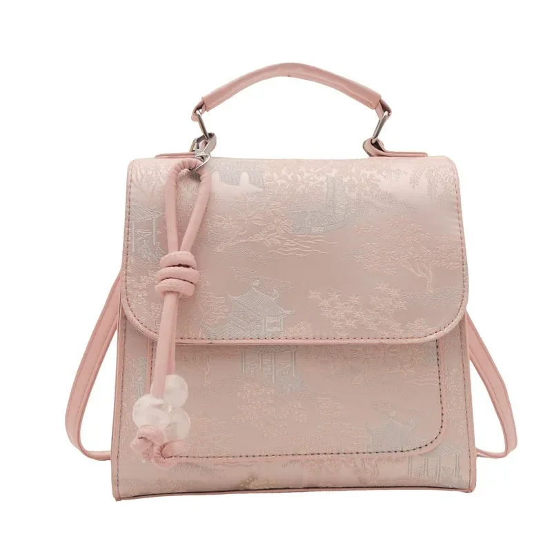 

High-end Sense Niche Backpack Bag New Fashion Crossbody Bag Female Ins Style All Matching Shoulder Bag High Appearance Level