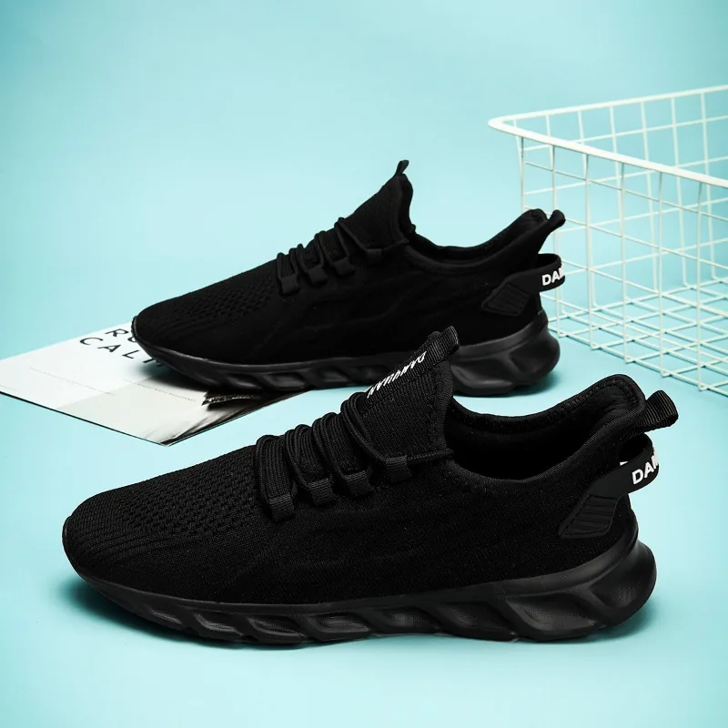 Damyuan-Knit Athletic Sports Sneakers para homens, tênis de corrida, tênis, tênis, calçado masculino, moda, Brathable